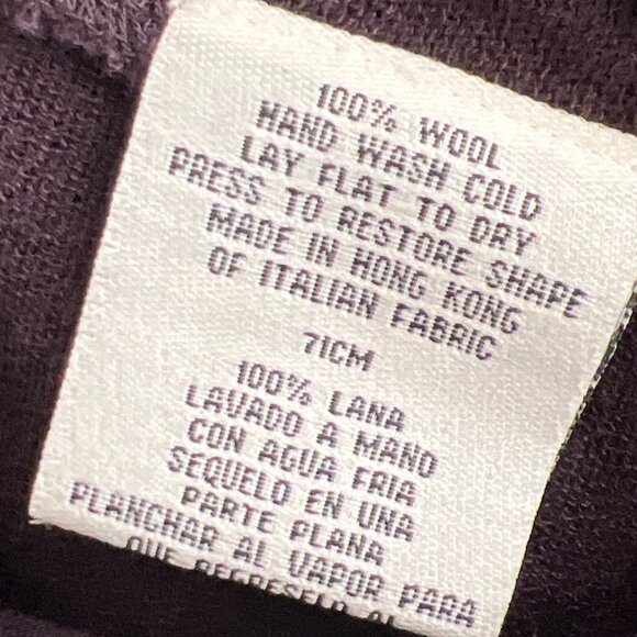 EILEEN FISHER 100% Wool Straight Midi Skirt Cabernet Sz PETITE S NWOT - Picture 3 of 3